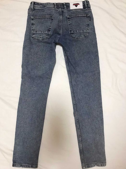 Джинсы Мом Бойфренды рваные Mom Boyfriend Review Chaos Blue Motion