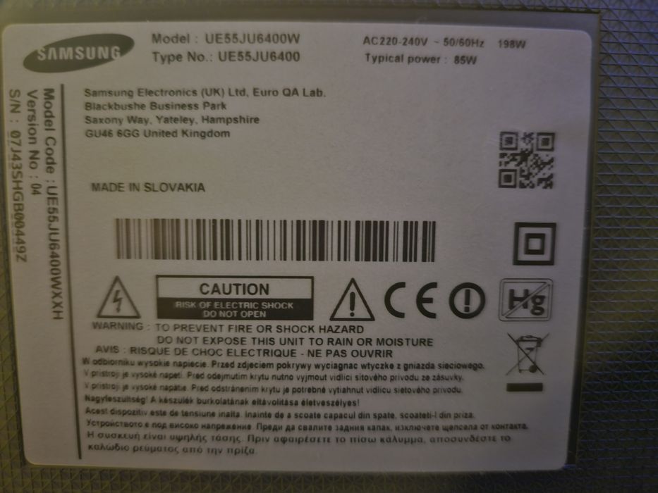 Samsung 55 cali.
