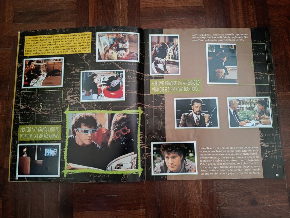 Caderneta incompleta Congo the movie da Panini
