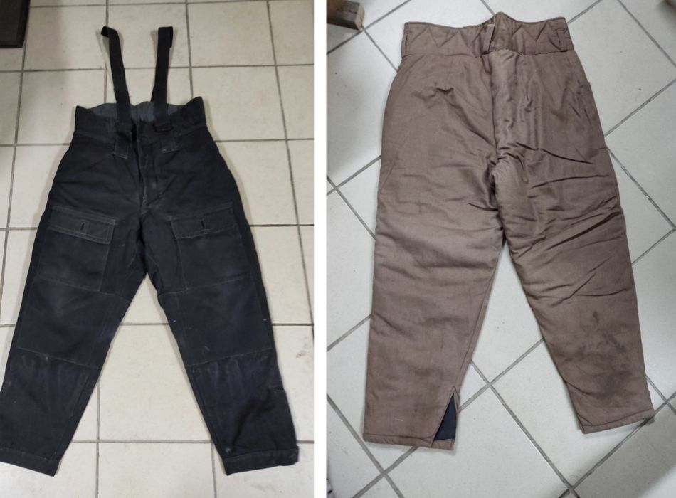 Полукомбинезон ватный, брюки ватные ,брезентовый СССР