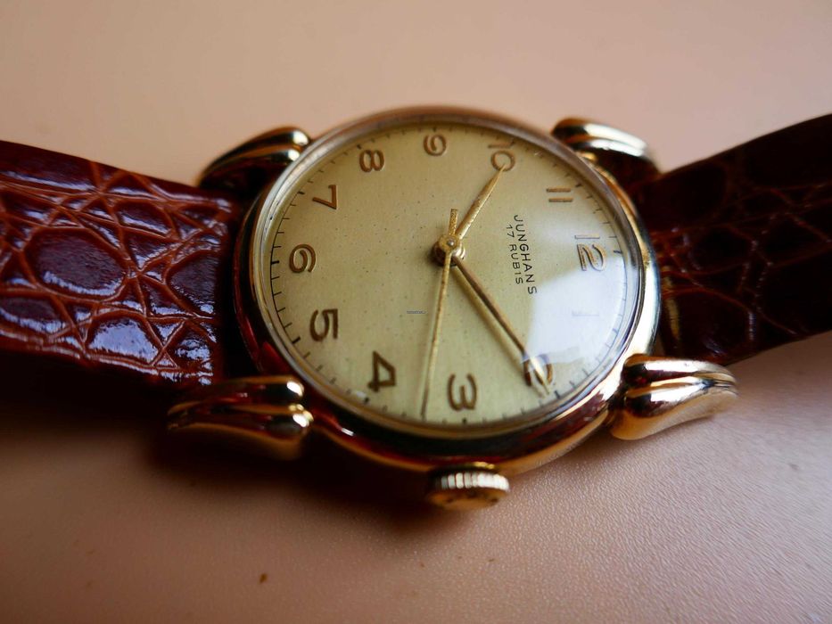 Relógio Junghans (mecanismo J80) Vintage 1949/50 Art Deco