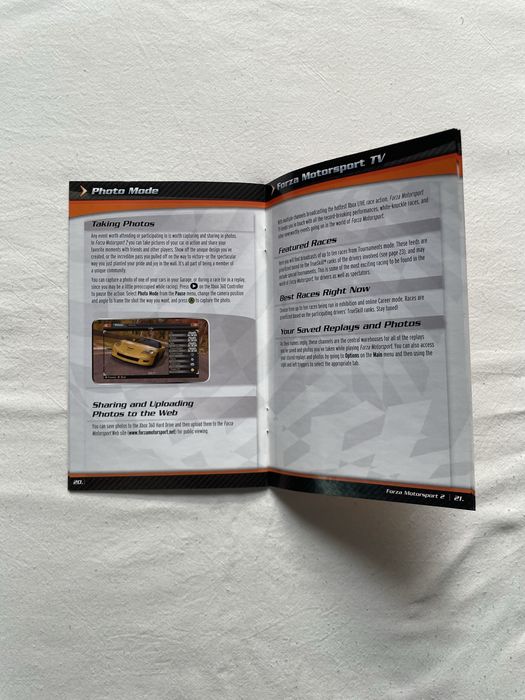 Capa e manual Forza Motorsport 2 - Xbox 360 [Envio grátis]