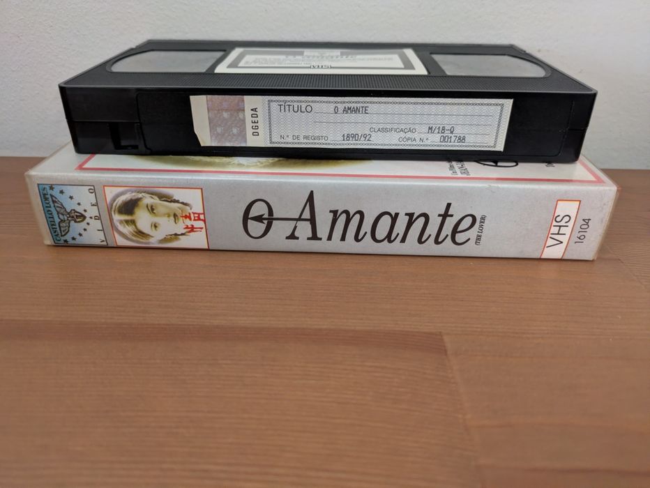 VHS " O Amante " 1992 (Opt. Estado)