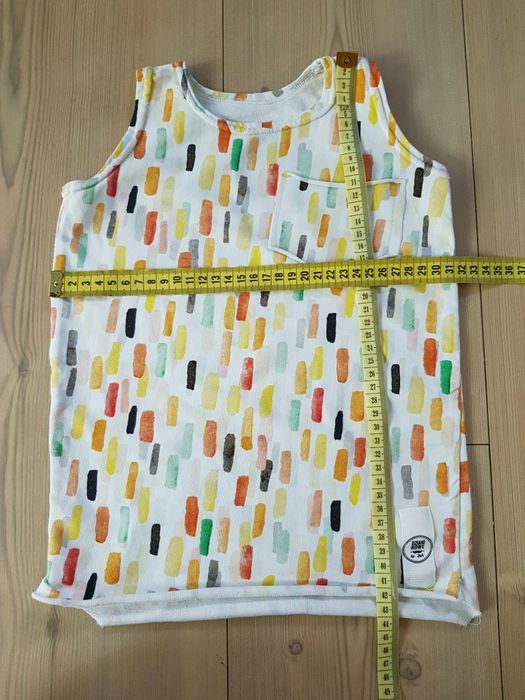 Dzianinowe top bluzka bez rękawów 104 110 handmade  next lindex