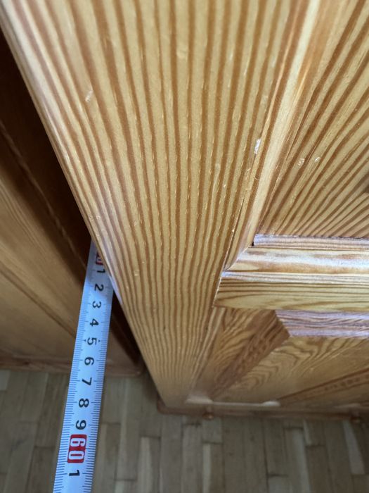 Bardzo solidna szafa drewniana sosnowa od stolarza