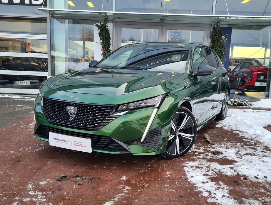 Peugeot 308 salon Polska | najwyższa wersja GT | automat | serwis ASP | FV23%