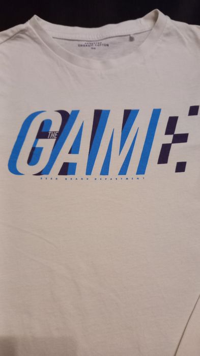 Koszulka bluzka długi rękaw 164-170 S-M biala Jak Nowa