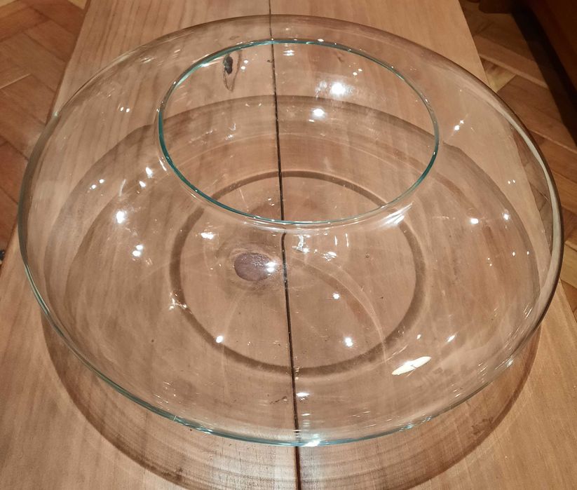 Taça decorativa de vidro marca LEONARDO