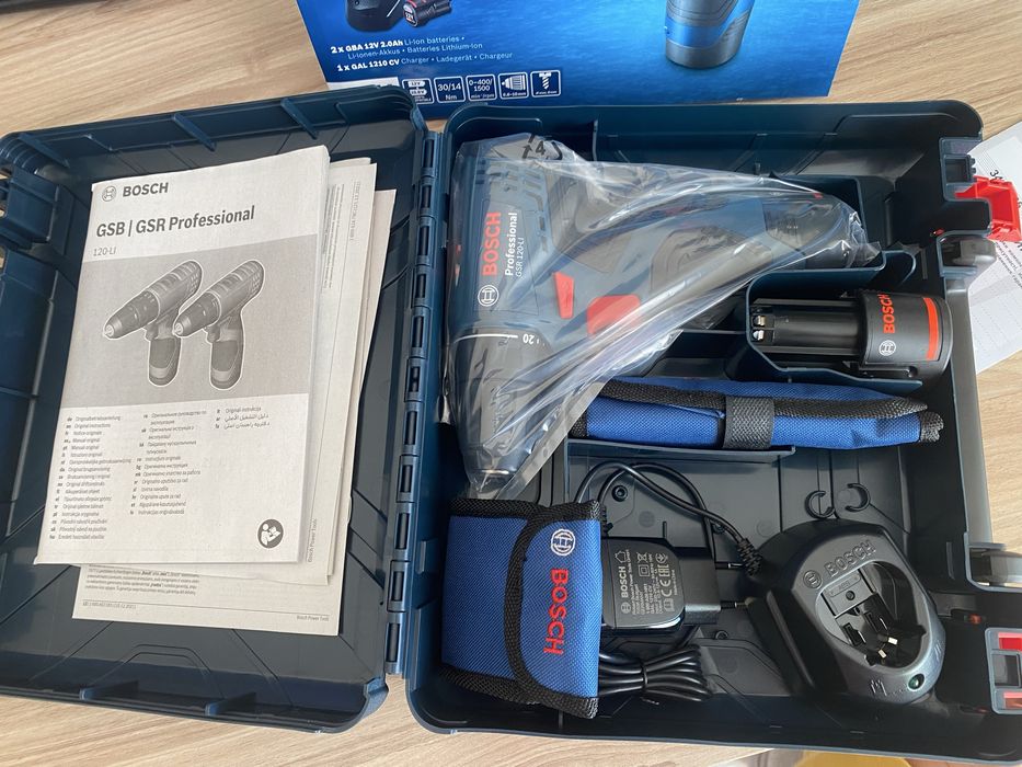 Новий!!! Шуруповерт акамуляторний Bosch Professional GRS 120 Li