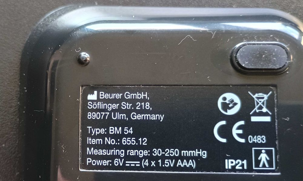 Ciśnisniomierz naramienny Beurer BM54z bluetooth