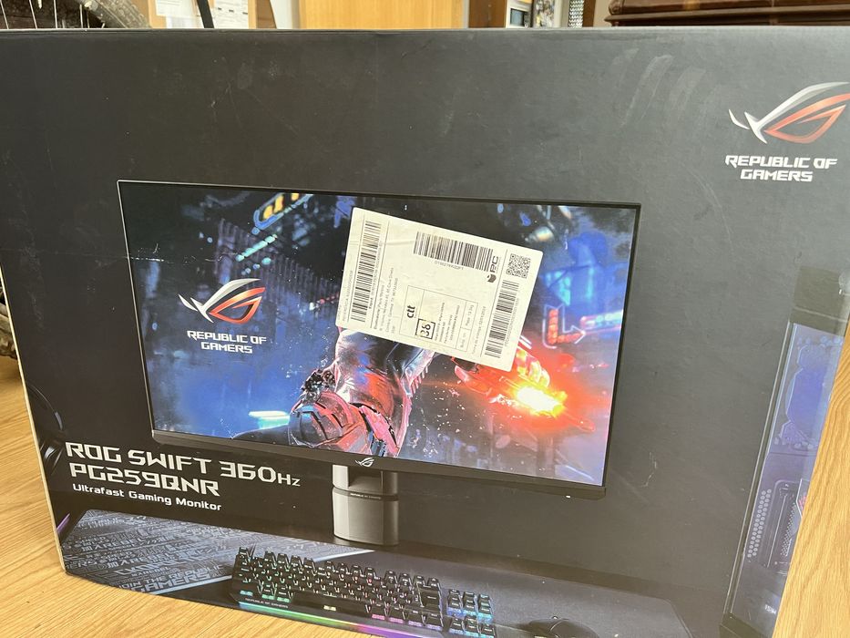 Monitor Gaming ASUS ROG Swift PG259QNR 360Hz G-Sync - Topo de gama