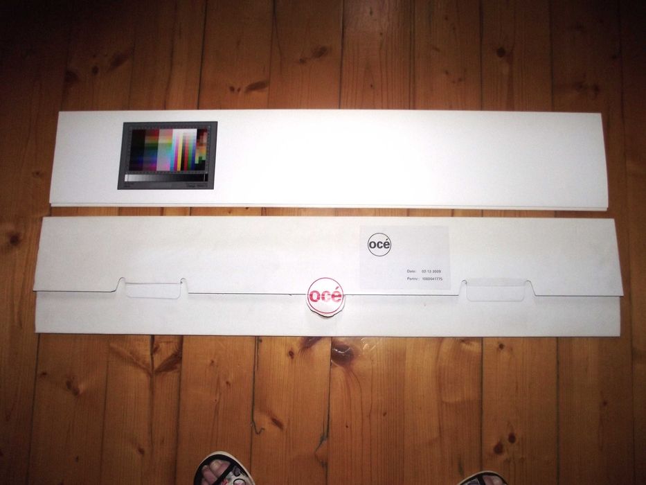 skaner oce TC4  arkusz kalibracyjny