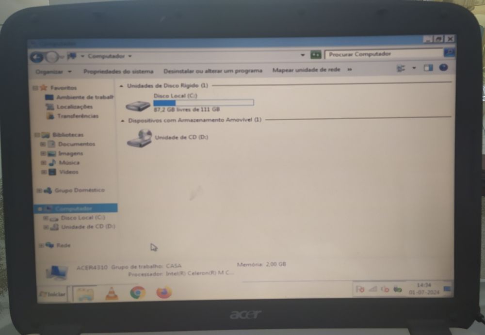Computador ACER Aspire 4310