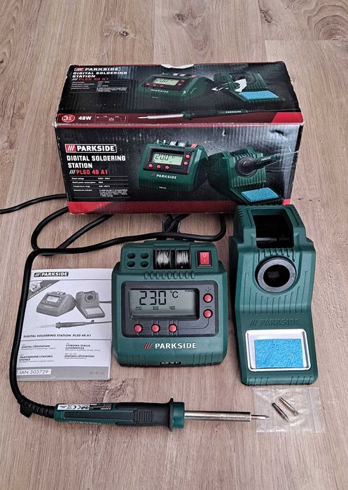Stacja lutownicza cyfrowa z LCD Parkside PLSD 48 A1