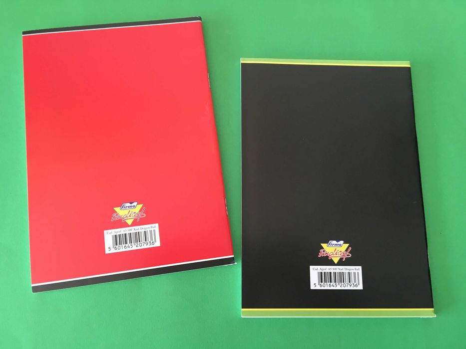 Colecção de 4 Cadernos do Dragon Ball Z 1989 Toei Animation Novos