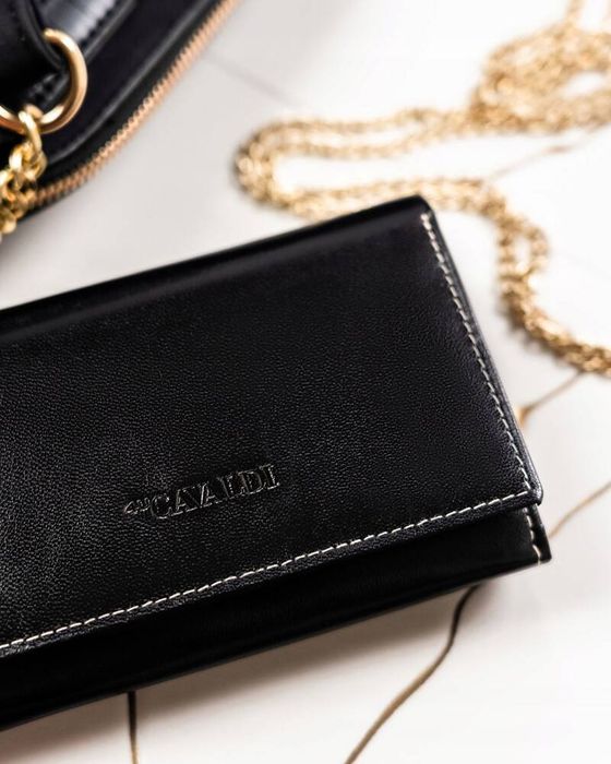 duży portfel damski ze skóry naturalnej - 4u cavaldi