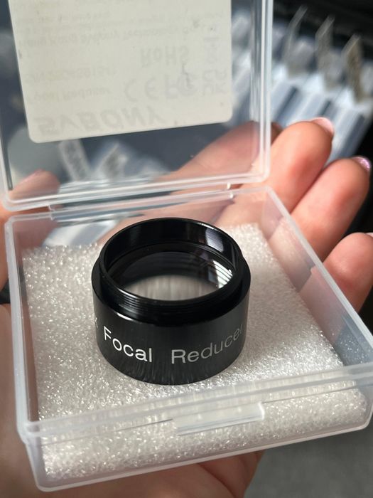 Zestaw do obserwacji astronomicznych. Okular. Filtr. Reduktor. Barlow