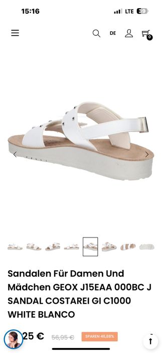 Босоніжки geox на дівчинку