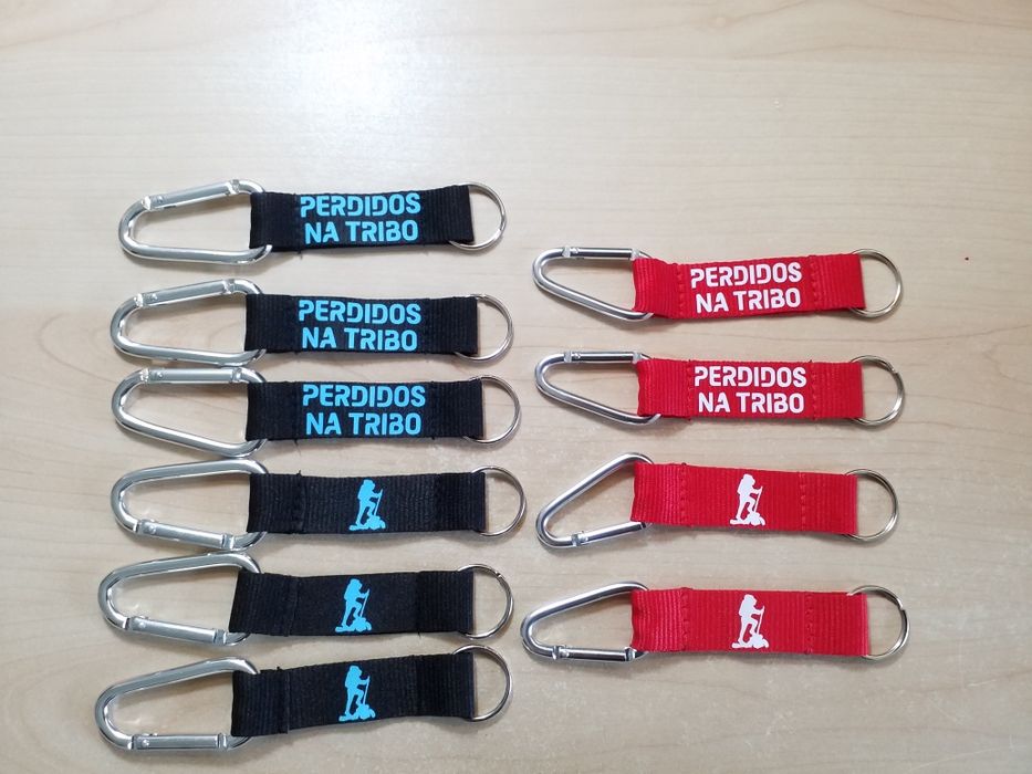 Porta-Chaves com Mosquetão Personalizáveis
