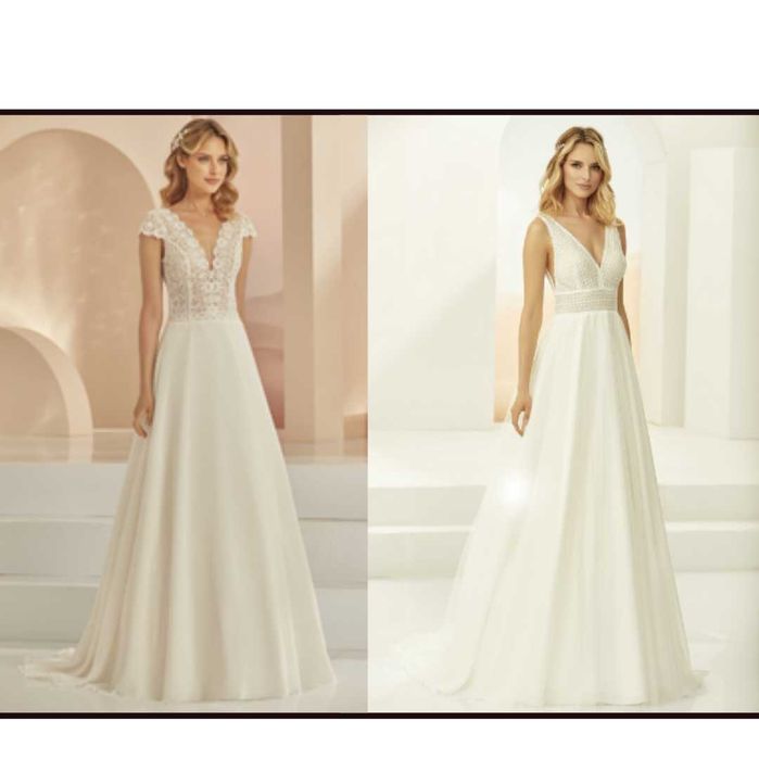 Vestidos de noiva corte A, na ROSSY NOIVAS desde 300€