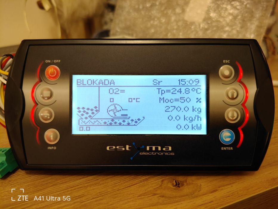Panel operatorski IGNEO Slim Wyświetlacz sterownika