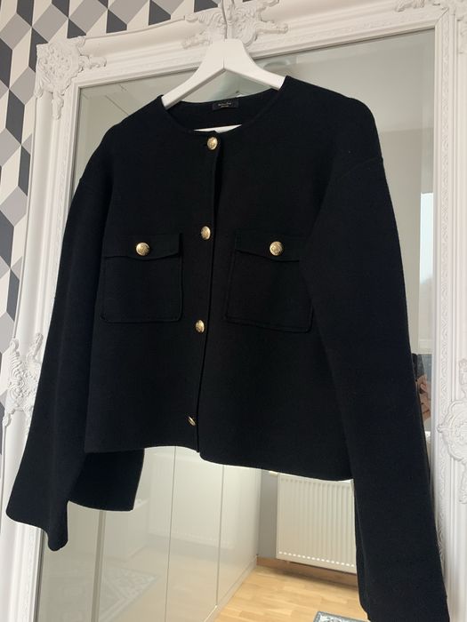 Czarny kardigam Massimo Dutti, M