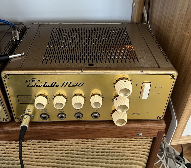 Klemt Echolette m40 e coluna