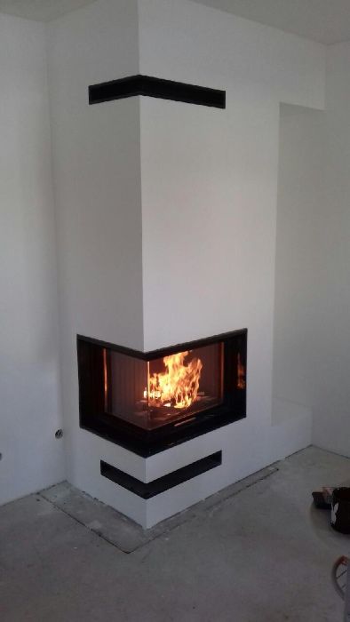 KOMINEK  otwierany do góry zabudowa prosta - komplet