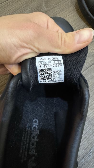 Кеды черные adidas