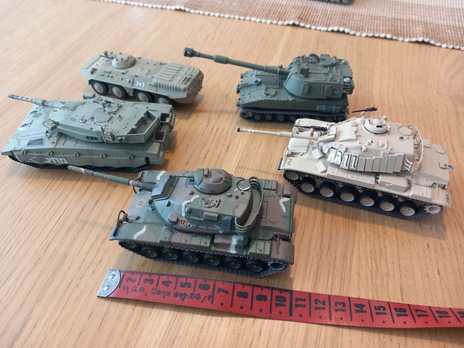 Modele wojskowe-czołgi 5 szt