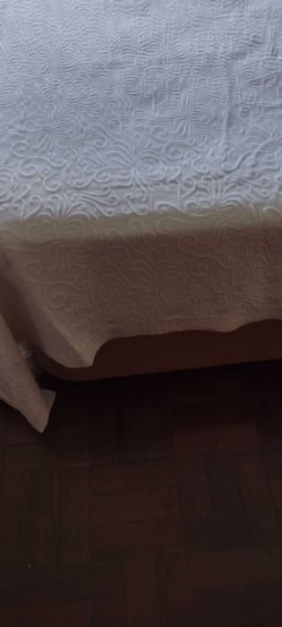 Colcha algodão em cru