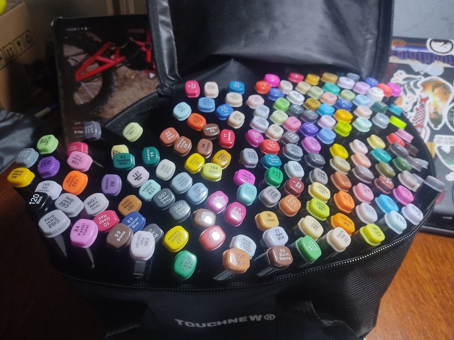 Маркери скетч Touchnew 160 кольорів