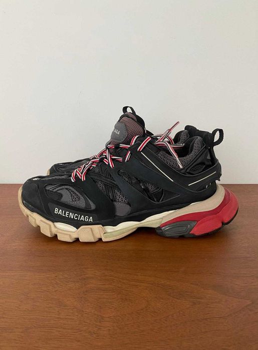 Balenciaga TRACK - 38, preto + vermelho