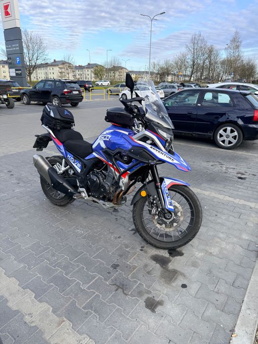 Motocykl KOVE 500X ( grudzień 2023)