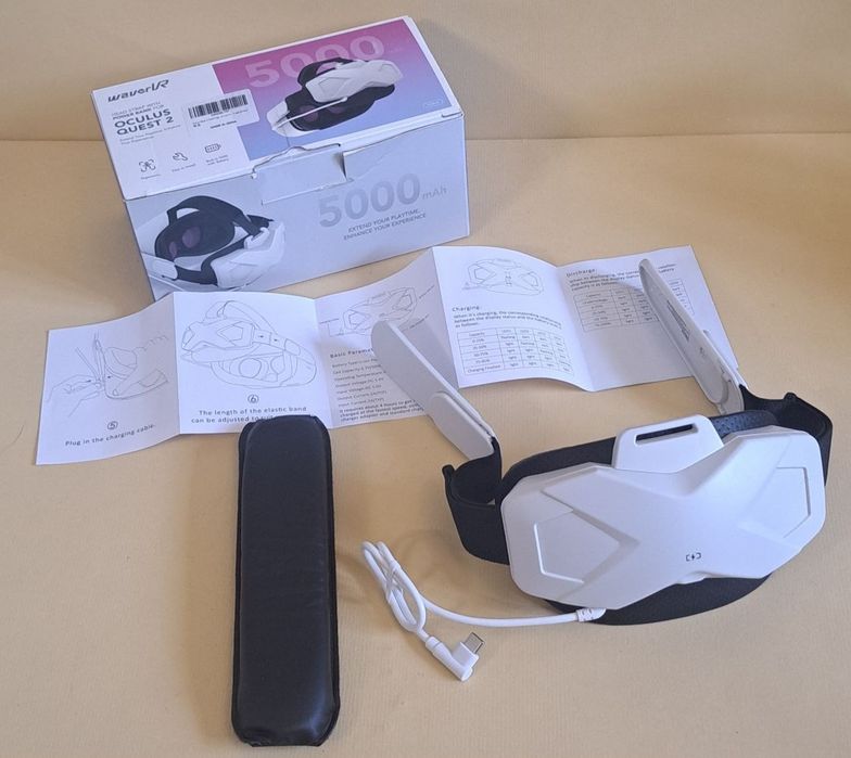 кріплення (Head Strap) із акб 5000 mAh для VR Oculus / Meta Quest 2 від бренду Waver VR