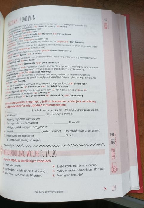 Planer językowy Czas na niemiecki