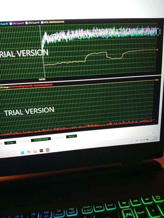 Ноутбук/Acer/nitro 5/i7/12650H/16 ram/512 ssd/rtx 4050/6gb/100tdp/17,3