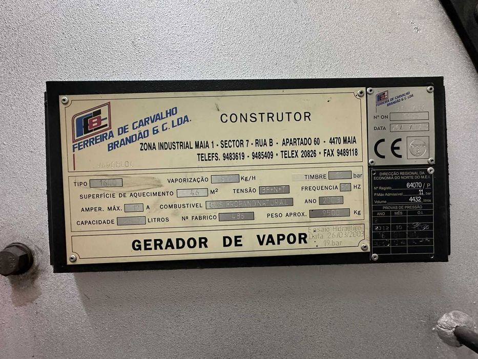 Caldeira Industrial a Vapor