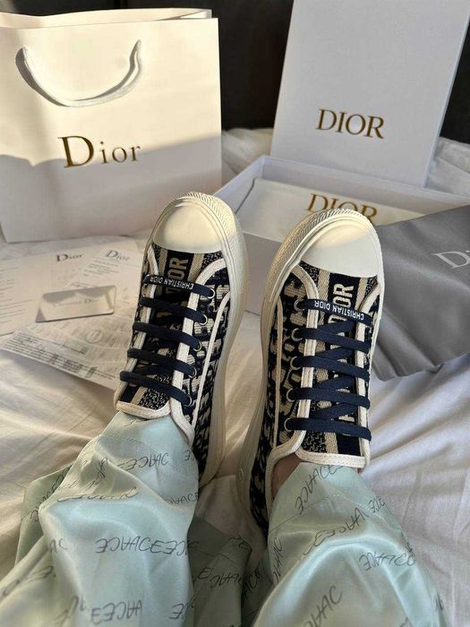 Dior Sneakers Low Deep Blue