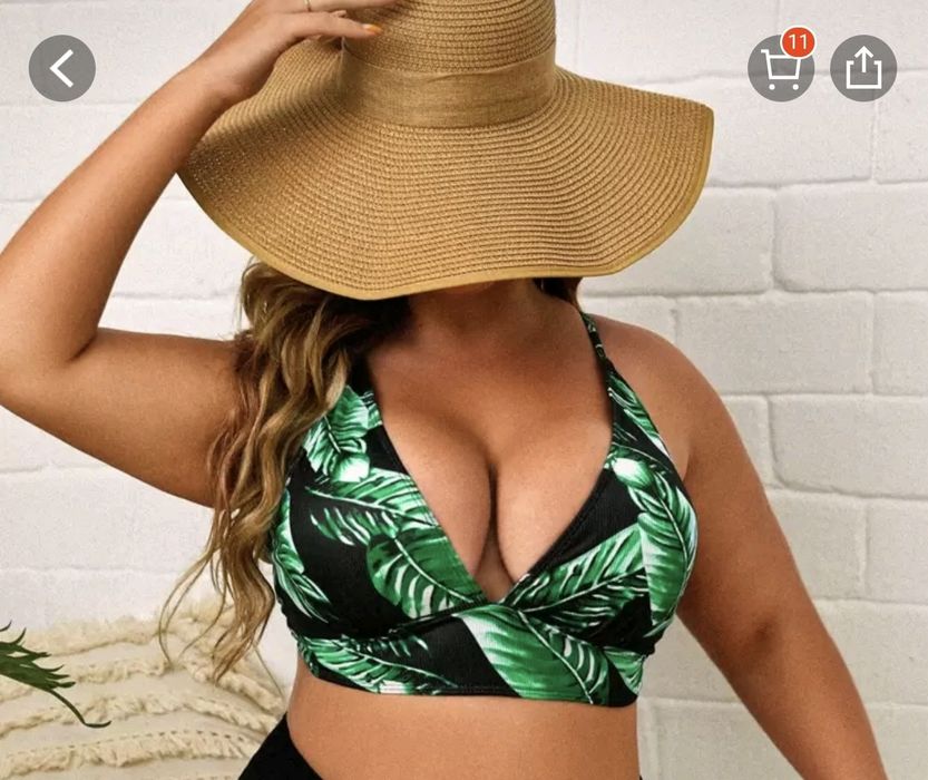 Top de Biquíni Tropical