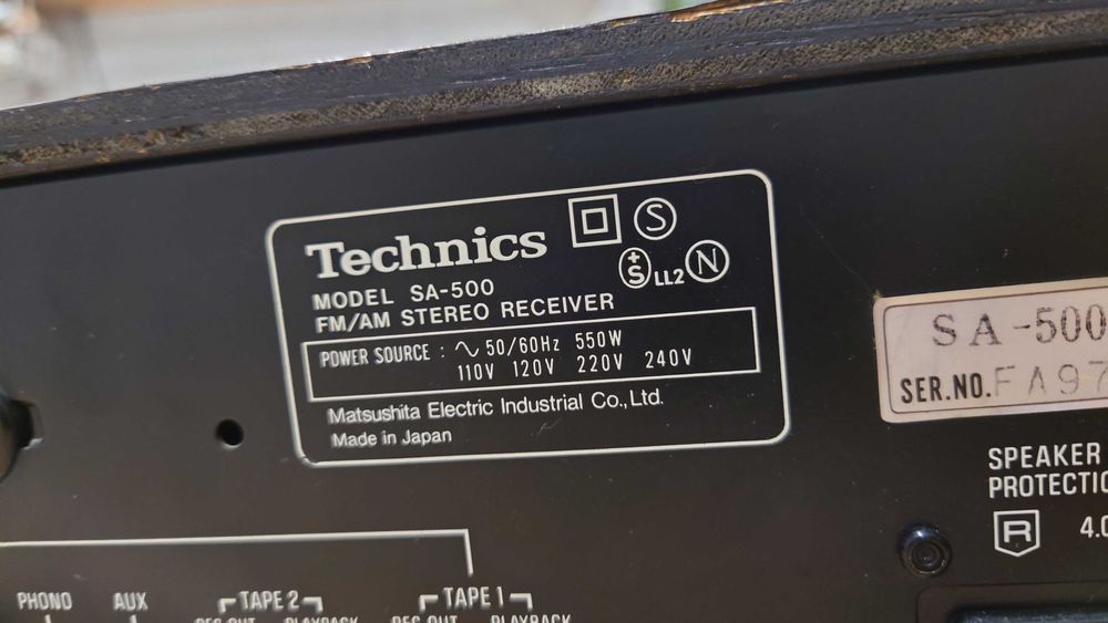 Amplituner TECHNICS SA-500