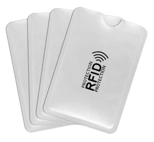 Bolsa protector cartões contactless RFID NFC Multibanco Crédito Débito