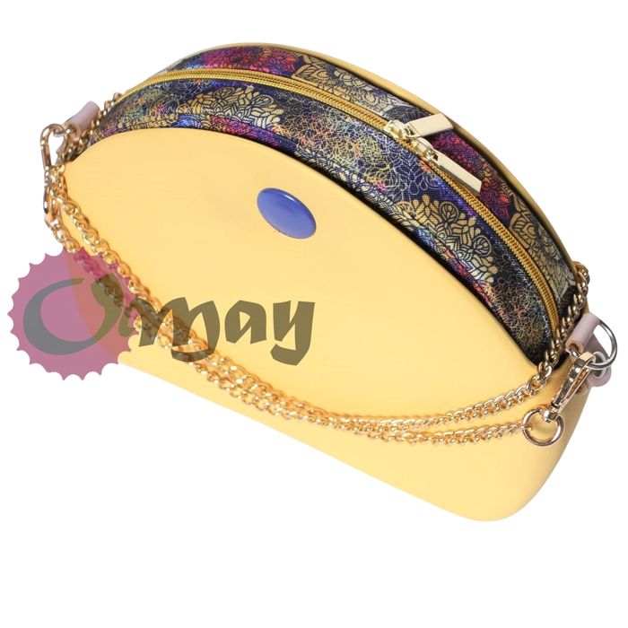 Granatowy organizer do OBAG MOON LIGHT Mandale ZŁOTO 2 kieszenie OMAY