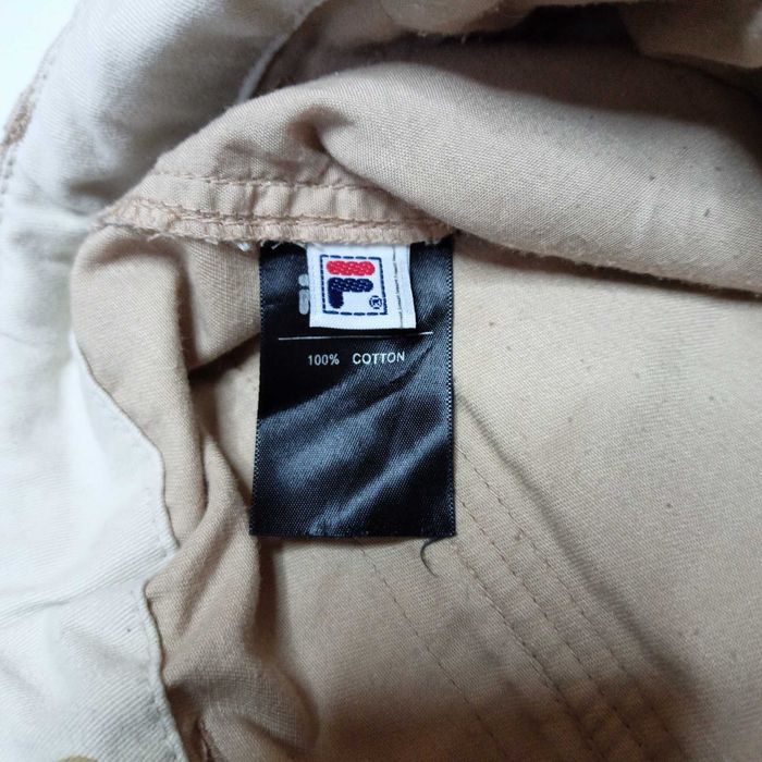 Карго штани Fila на утяжках baggy широкі Divisione Alpinismo military