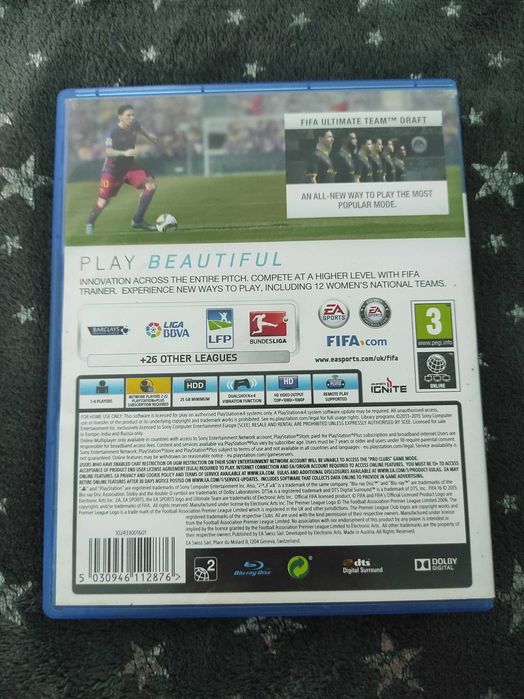 Gra FIFA 16 na PlayStation 4