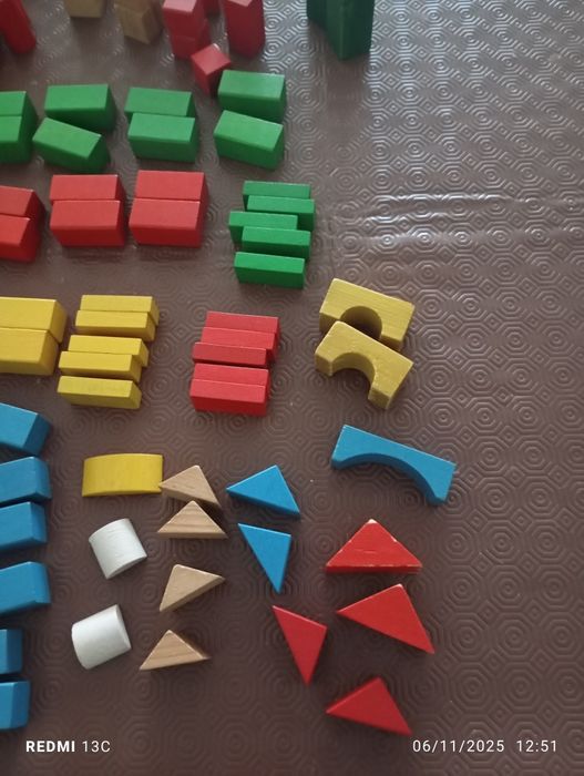 Blocos de madeira