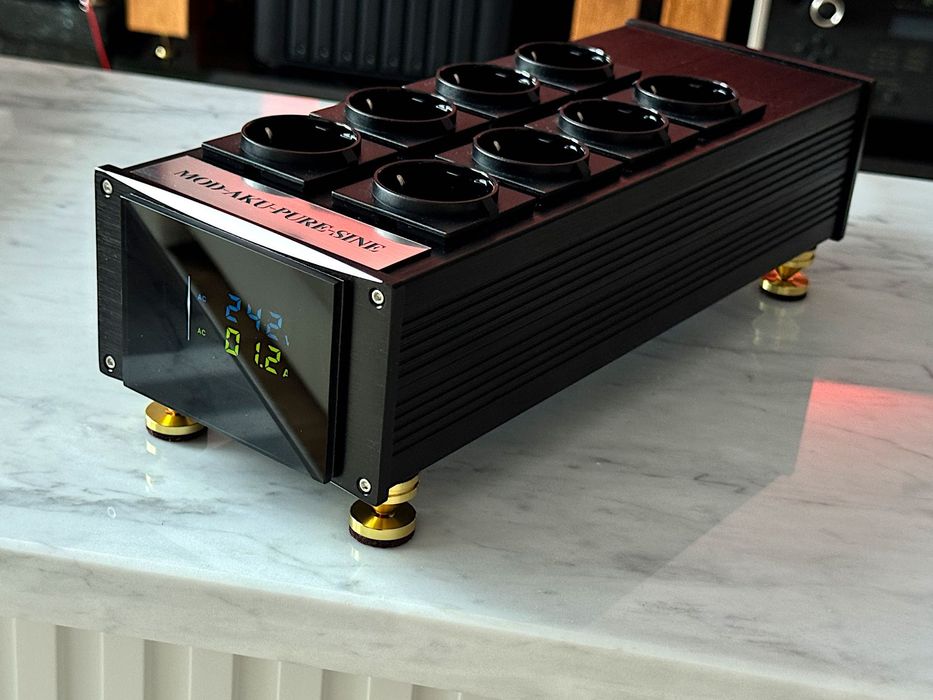 Listwa Zasilająca Audio Mod-Aku-Pure-Sine + Kabel Kondycjoner Sieciowy