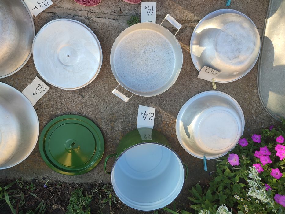 Алюминиевый таз 8, 18, 20 л, кастрюля 14 л,24л, корыто,балея,утятницал