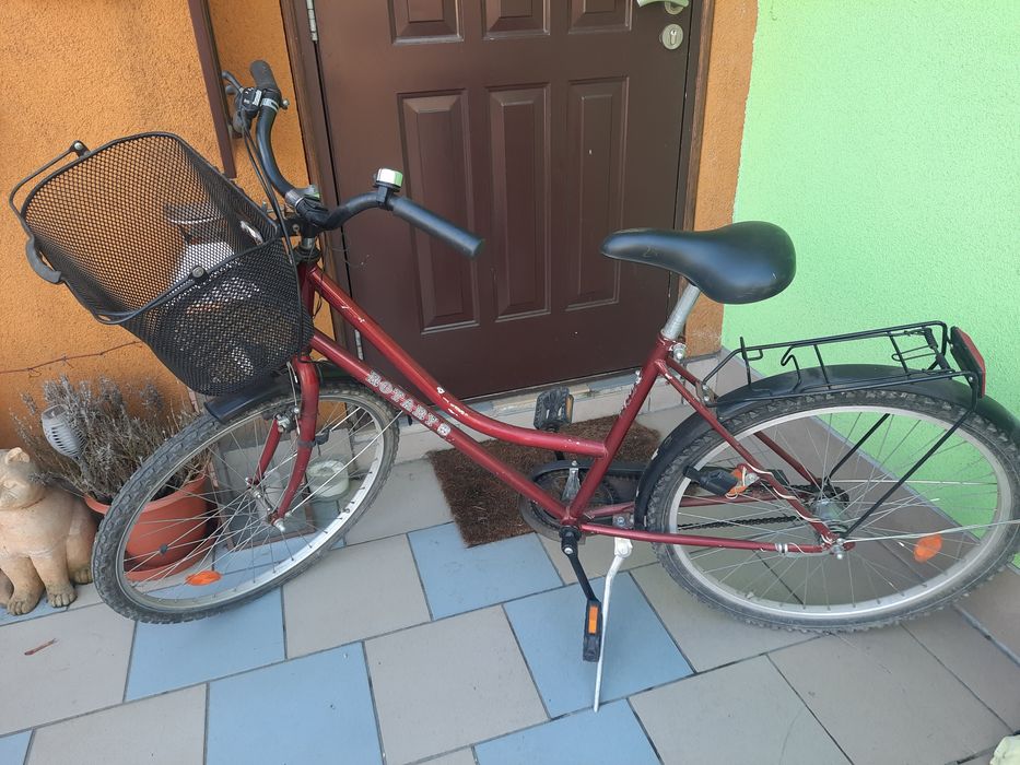 Rower z koszykiem