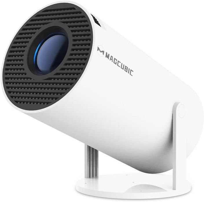 Mini Projektor Smart 1080P 4K WiFi 6 BT 5.4 200ANSI Biały P1030